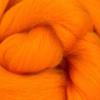 Revolution Fibers Merino Wool Roving | Premium Combed Wool Top | 22 Micron, Perfect for Felting Projects, Spinning, Wall Hangings and Tapestry (Clementine) view 2