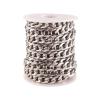 LiQunSweet 5m/16.4ft 304 Stainless Steel 14x10mm Miami Cuban Link Chains Chunky Twist Curb Chains with Spool for Pendant Necklace Jewelry Making view 1