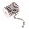 LiQunSweet 5m/16.4ft 304 Stainless Steel 14x10mm Miami Cuban Link Chains Chunky Twist Curb Chains with Spool for Pendant Necklace Jewelry Making view 2