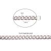 LiQunSweet 5m/16.4ft 304 Stainless Steel 14x10mm Miami Cuban Link Chains Chunky Twist Curb Chains with Spool for Pendant Necklace Jewelry Making view 4