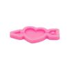 Shiny Heart Shape Resin Mold Valentine DIY Keychain Jewelry Making Epoxy Mould for Epoxy Resin Crafting Keychain Love Silicone Molds view 4