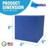 Foamma Blue Foam Pit Cubes/Blocks 6 x 6 x 6 100 Pack for Gymnastics, Freerunning and Parkour Courses, Skateboard Parks, BMX, Trampoline Arenas view 2