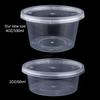 Augshy Small Slime Containers With Lids, 50 Pack Hawaiian Shaved Ice Mold Jello Shot Cups Condiment Containers Plastic Portion Cups with Lids for Salad Dressing Food Storage Containers (4 oz) view 3