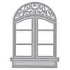 UIEHBCV Window Frame Metal Cutting Die Castle Window DIY Stencils for Scrapbooking Embossing Paper Cards Making Album Decorative view 1