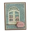 UIEHBCV Window Frame Metal Cutting Die Castle Window DIY Stencils for Scrapbooking Embossing Paper Cards Making Album Decorative view 4