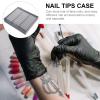Box Nail Art Display Box Acrylic Nail Holder Nail Art Tips Holder Nail Tips Case Nail Tips Organizer Nail Tip Organizer Press on Nail Holder view 4