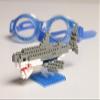 DAISO Great White Shark Petit Block from Daiso Japan view 4