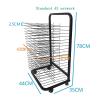 XLTFUC Art Drying Rack, Floor-Standing Drawing Board Bracket, Watercolor Painting Display Board Rack with Pulleys (Size : 20 Layers) view 2