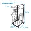 XLTFUC 15layers Art Drying Rack, Floor-Standing Drawing Board Bracket, with Pulleys to Move More Easily and Save Space-20/25/30layers (Size : 15 Layers) view 2