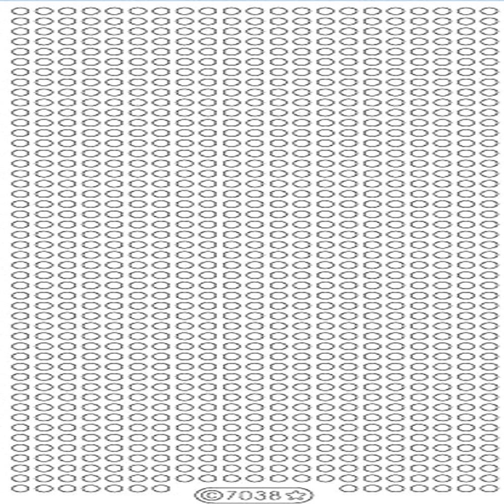 Starform Deco Stickers - Small Glitter Dots - Transparent Glitter Gold
