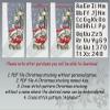 Christmas Stocking Cross Stitch Patterns for Adults, Personalized Counted Baby Easy Embroidery for Beginners, Cute Bears, Simple Holiday Design DIY, Digital Download view 4