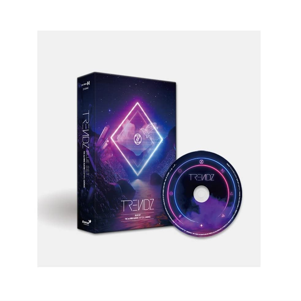 DREAMUS TRENDZ - BLUE SET Chapter 2. CHOICE (2nd Mini Album) CD+Folded Poster, 120 x 120 x 10 mm (D13394C)