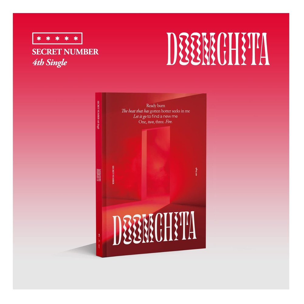 DREAMUS SECRET NUMBER - DOOMCHITA (4th Single Album) CD+Photobook+Polaroid +Message Card +Photocard +Folding Poster+Folded Poster, 120 x 120 x 10 mm