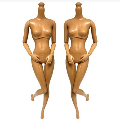 DIY OOAK Replacement Doll Body E Jointed Articulated 2ct Doll Making Caramel (E)