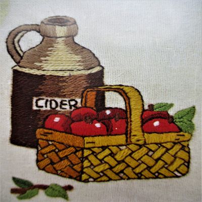 Embroidery Kit Cider Designed by Connie Blyler