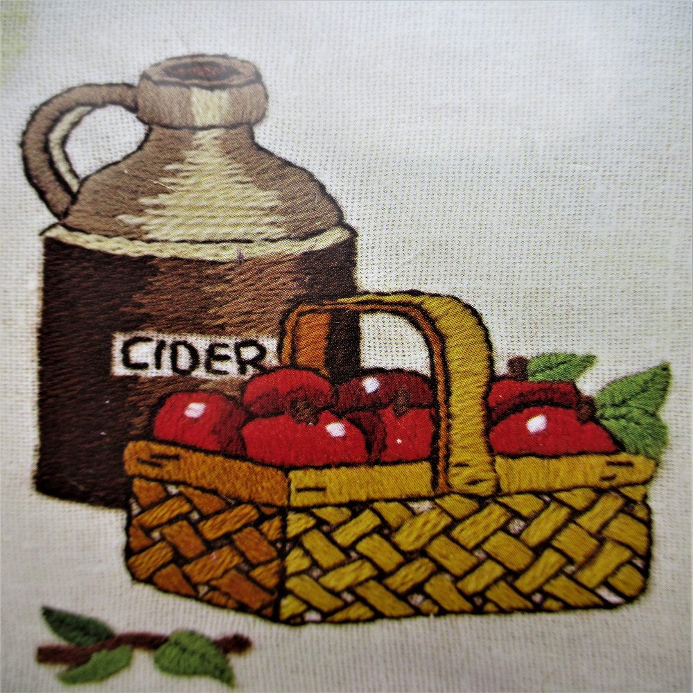 Embroidery Kit Cider Designed by Connie Blyler