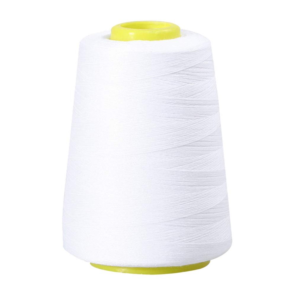 EXCEART White Polyester Sewing Thread Yards High Tensile Strength Low Lint for Clothes Pants Quilting and Crafts
