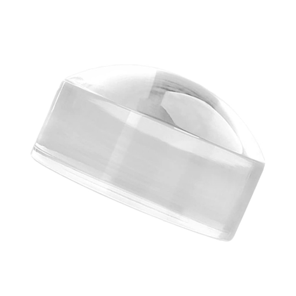 EXCEART Glass Dome Acrylic Optical Magnifier for Reading and Maps High-Resolution Hemispherical Paperweight Design for Home Office Use