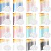 16 Sets Paint Brushes Pallete Set 176 Pieces Painting Supplies Kit Including 160 Pcs Colorful Acrylic Paint Brushes 16 Pcs Round Painting Palettes Tray for Adults Art Drawing Party view 1