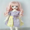 Jusuns YOSD Doll Wig JD627 6-7inch 16-18CM Long Soft Sauvage Synthetic Mohair BJD Hair 1/6 Doll Accessories (Blend Honey Pink) view 1