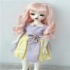 Jusuns YOSD Doll Wig JD627 6-7inch 16-18CM Long Soft Sauvage Synthetic Mohair BJD Hair 1/6 Doll Accessories (Blend Honey Pink) view 4