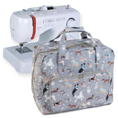 Hobby Gift Sewing Machine Bag Padded Carry Case with Pockets for Domestic Sewing Machine Storage Transport and Classes