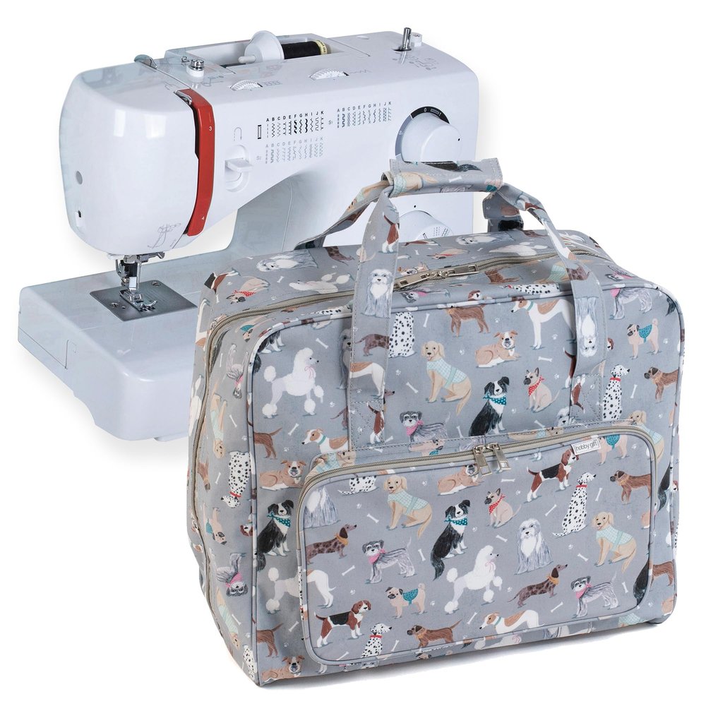 Hobby Gift Sewing Machine Bag Padded Carry Case with Pockets for Domestic Sewing Machine Storage Transport and Classes