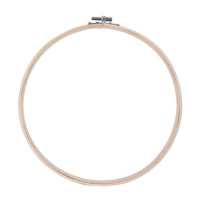 EXCEART Stitch Circle Embroidery Hoop 8in Diameter Cross Stitch Ring for Crafts Jewelry