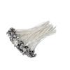 EXCEART Candle Wick for Candle Making 100pcs Cotton Wicks with Low Smoke Pre-Waxed Tabs Easy to Use view 4