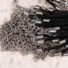 EXCEART 60pcs Chinese Knot Necklace Cord Multi-Purpose String for Jewelry Making Waxed Beading Rope Black view 2