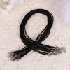 EXCEART 60pcs Chinese Knot Necklace Cord Multi-Purpose String for Jewelry Making Waxed Beading Rope Black view 4