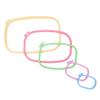 EXCEART 5pcs Plastic Square Embroidery Set Cross Frames for Needlework Plastic Various view 4