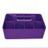 Enjoy Organizer - 8 Compartments DIY Dividers,Large caddy, Multi Purpose, Simple, Portable, Stackable, Modern Solution for School, Office,MADE IN USA (Royal Purple) view 1