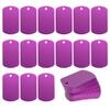 StayMax Anodized Aluminum Engraving Blank Tags Stamping Blanks 50 Pack (Purple) view 1