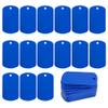 StayMax Anodized Aluminum Engraving Blank Tags Stamping Blanks 50 Pack (Blue) view 1