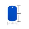 StayMax Anodized Aluminum Engraving Blank Tags Stamping Blanks 50 Pack (Blue) view 2