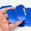 StayMax Anodized Aluminum Engraving Blank Tags Stamping Blanks 50 Pack (Blue) view 4