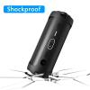 Geekria Silicone Case Compatible with JBL Flip 6, Shockproof Speaker Cover with Shoulder Strap and Keychain Hook, Anti-Slip Protective Sleeve for Travel and Outdoor Use (Black) view 2