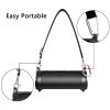 Geekria Silicone Case Compatible with JBL Flip 6, Shockproof Speaker Cover with Shoulder Strap and Keychain Hook, Anti-Slip Protective Sleeve for Travel and Outdoor Use (Black) view 4