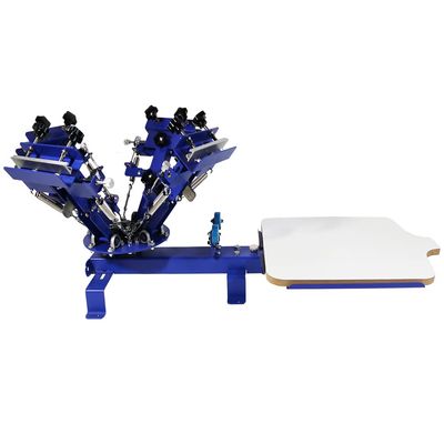HayWHNKN 4 Color 1 Station Screen Printing Machine Micro-Adjust T-Shirt Silk Screen Printing Machine More Precious