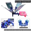 HayWHNKN 4 Color 1 Station Screen Printing Machine Micro-Adjust T-Shirt Silk Screen Printing Machine More Precious view 3