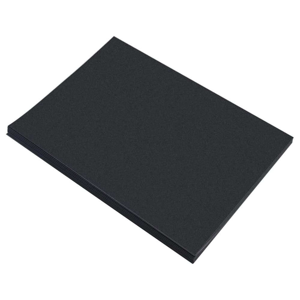 TOYANDONA 100pcs Black Thickened Kraft Paper for Projects Smooth Drawing and Painting Paper for Scrapbooking and Boys and Girls Artwork