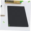 TOYANDONA 100pcs Black Thickened Kraft Paper for Projects Smooth Drawing and Painting Paper for Scrapbooking and Boys and Girls Artwork view 4