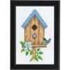 Permin Counted Cross Stitch kit Birdhouse Beige, 9x14cm, DIY, 13-9421 view 1