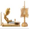 Wooden Yarn Ball Winder - Handcrafted Large Yarn Winder for Knitting & Crocheting - Hand Operated Heavy Duty Natural Ball Winder - ARTISANS CRAFT BEYOND MANUFACTURING (Beech Wood Combo) view 1