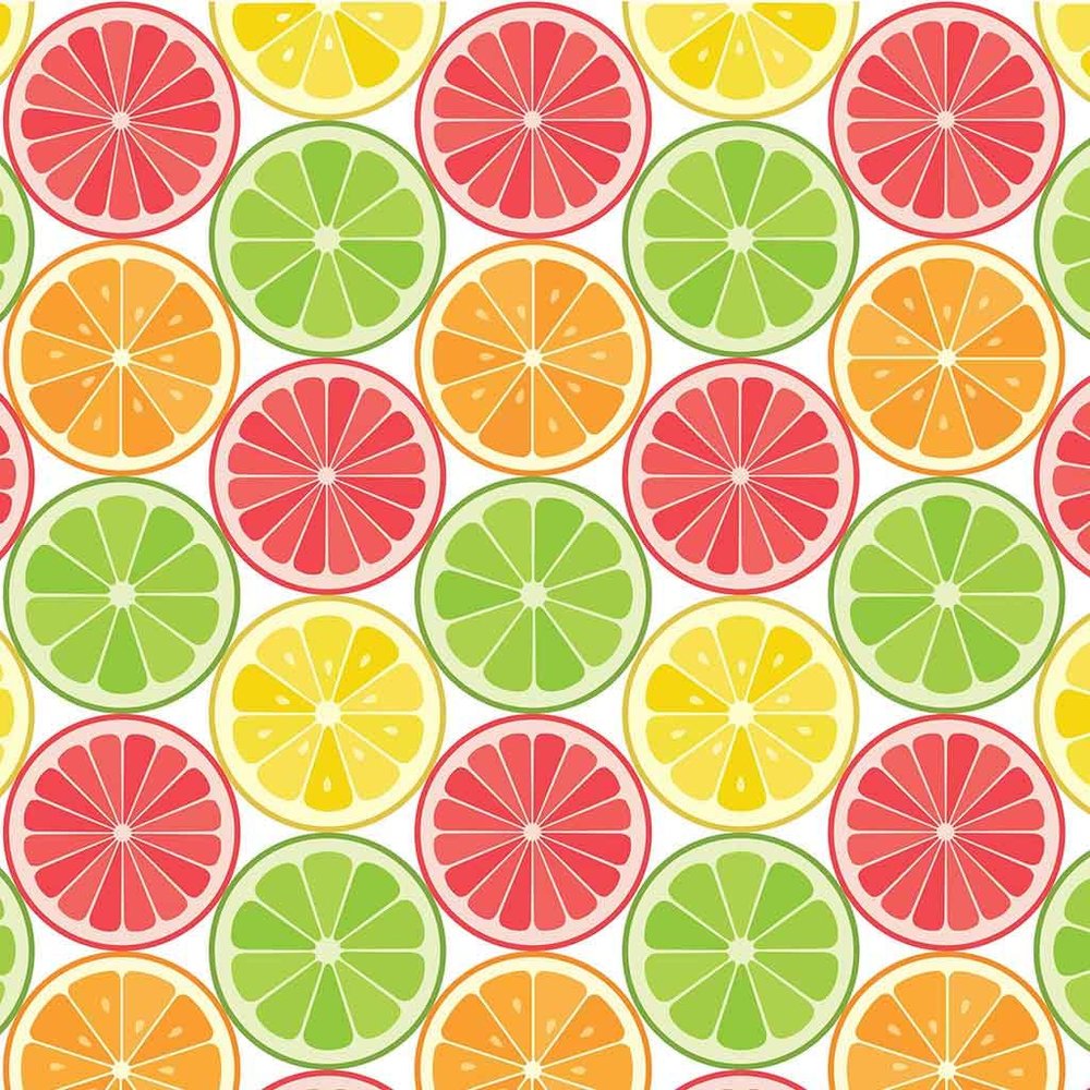 Sanbao Studio Underglaze Transfers, Ceramic Decals - Citrus Slices (19 x 13 inch)