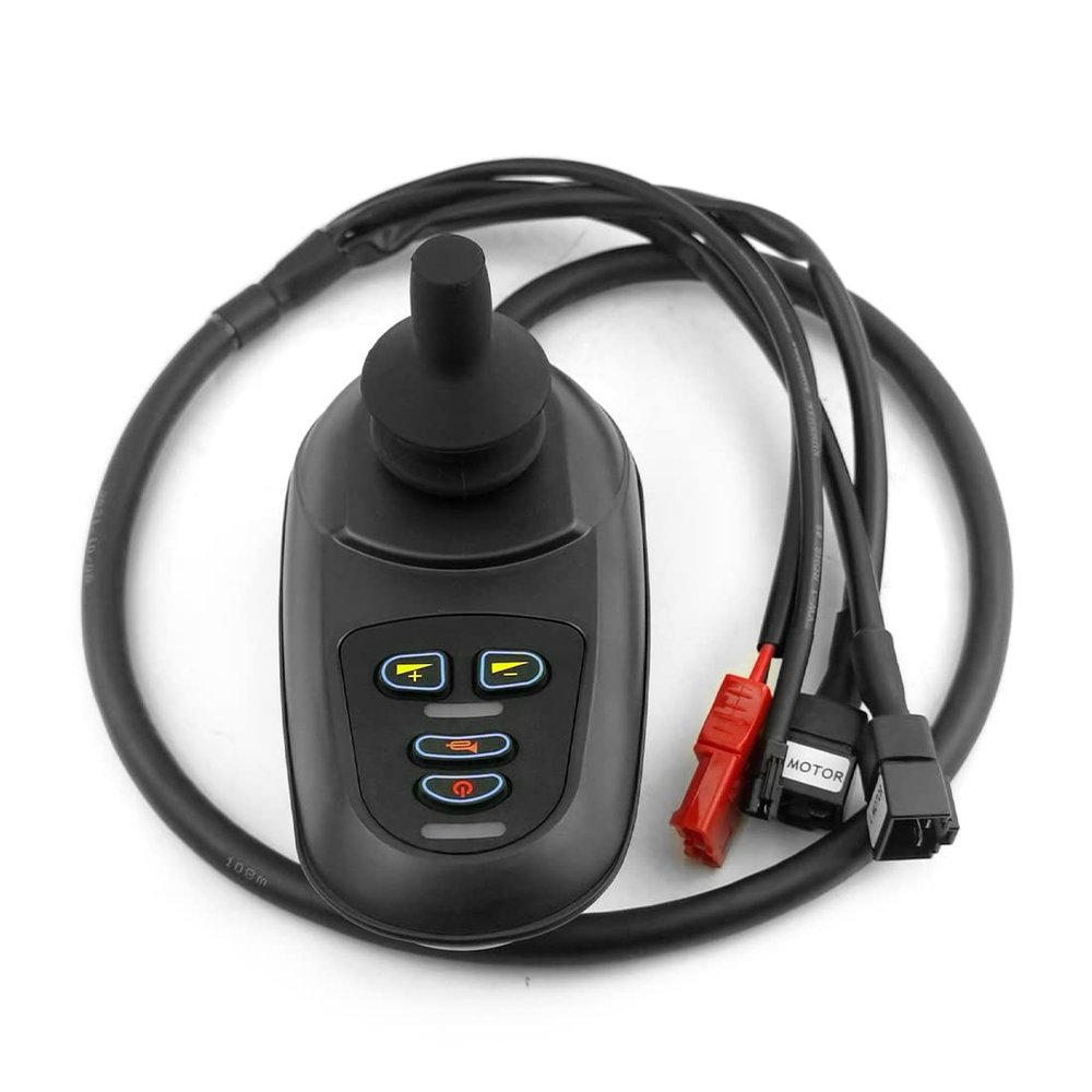 24V Dual Drive Brushed Motor Joystick Controller Forward Reverse Max Current 45A for Indoor Electric Wheelchair Bike