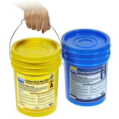 Smooth-On Ecoflex 00-31 Near Clear - Super-Soft, Exceptionally Clear Silicone Rubber - Gallon Unit