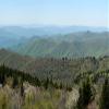 Appalachian Foothills Model Railroad Backdrop (HO Scale) view 4