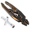 Vgoohobby RC Shock Absorber Pliers RC Multifunction Pliers RC Rod Ends Disassemble Tools & Small Cross Socket Spanner Compatible with Traxxas Arrma Axial Losi Redcat HSP 1/8 1/10 RC Car Truck (Golden) view 1